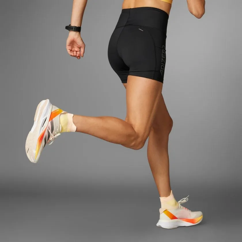 Adidas Adizero Womens Lite Short Leggings - Black/Grey