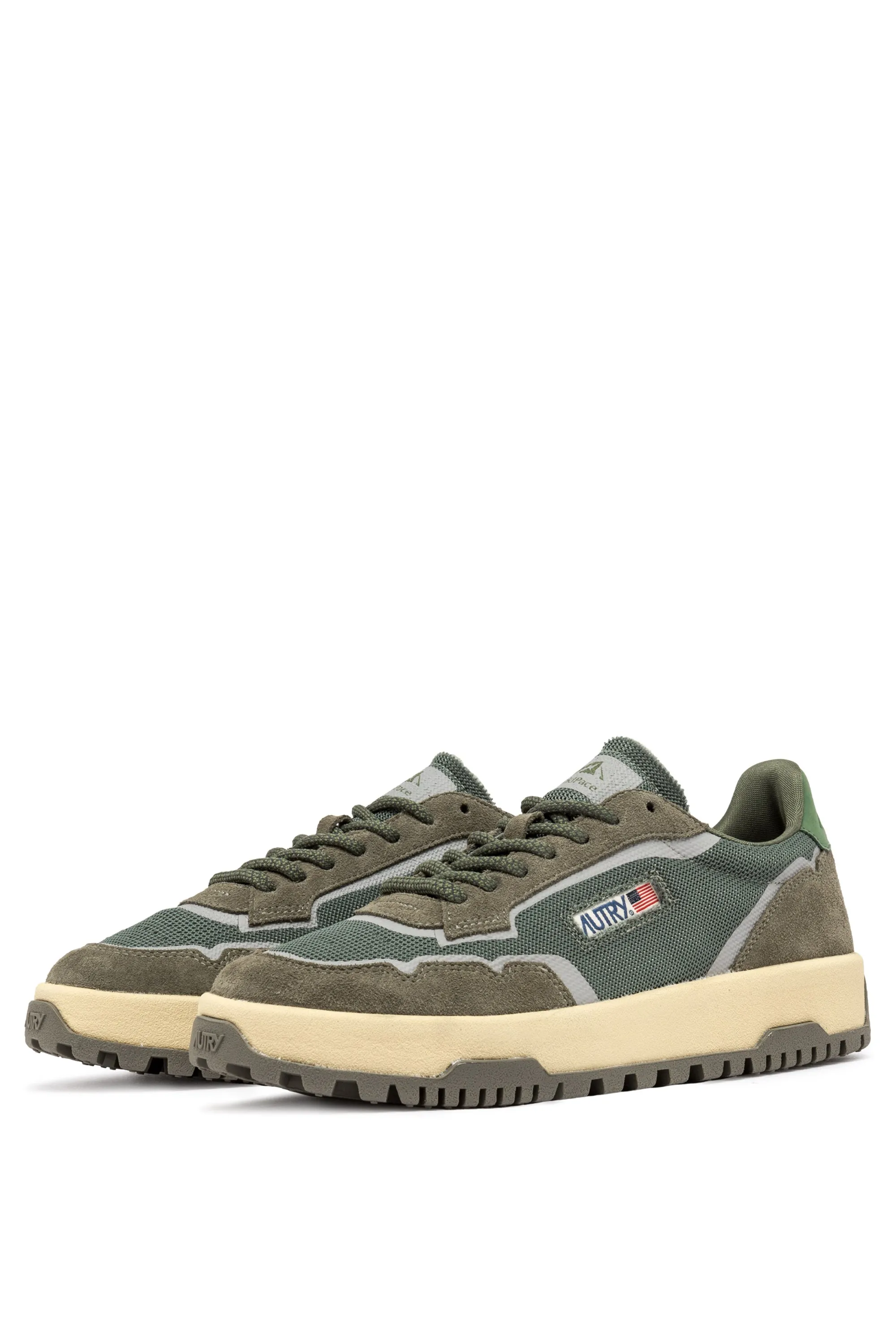 Autry Sneakers Super Vintage Low Man Marrone Uomo