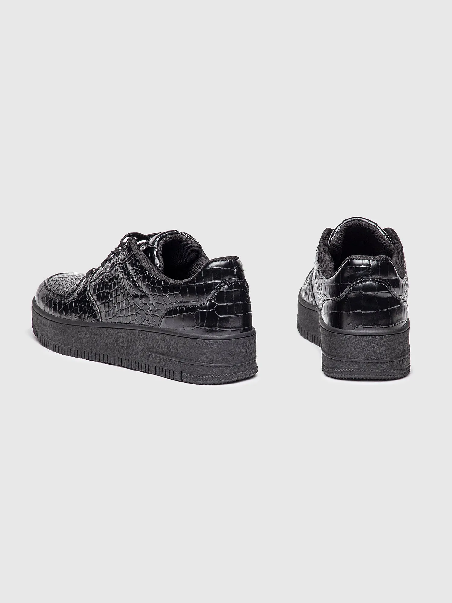 Black Nature Sneakers