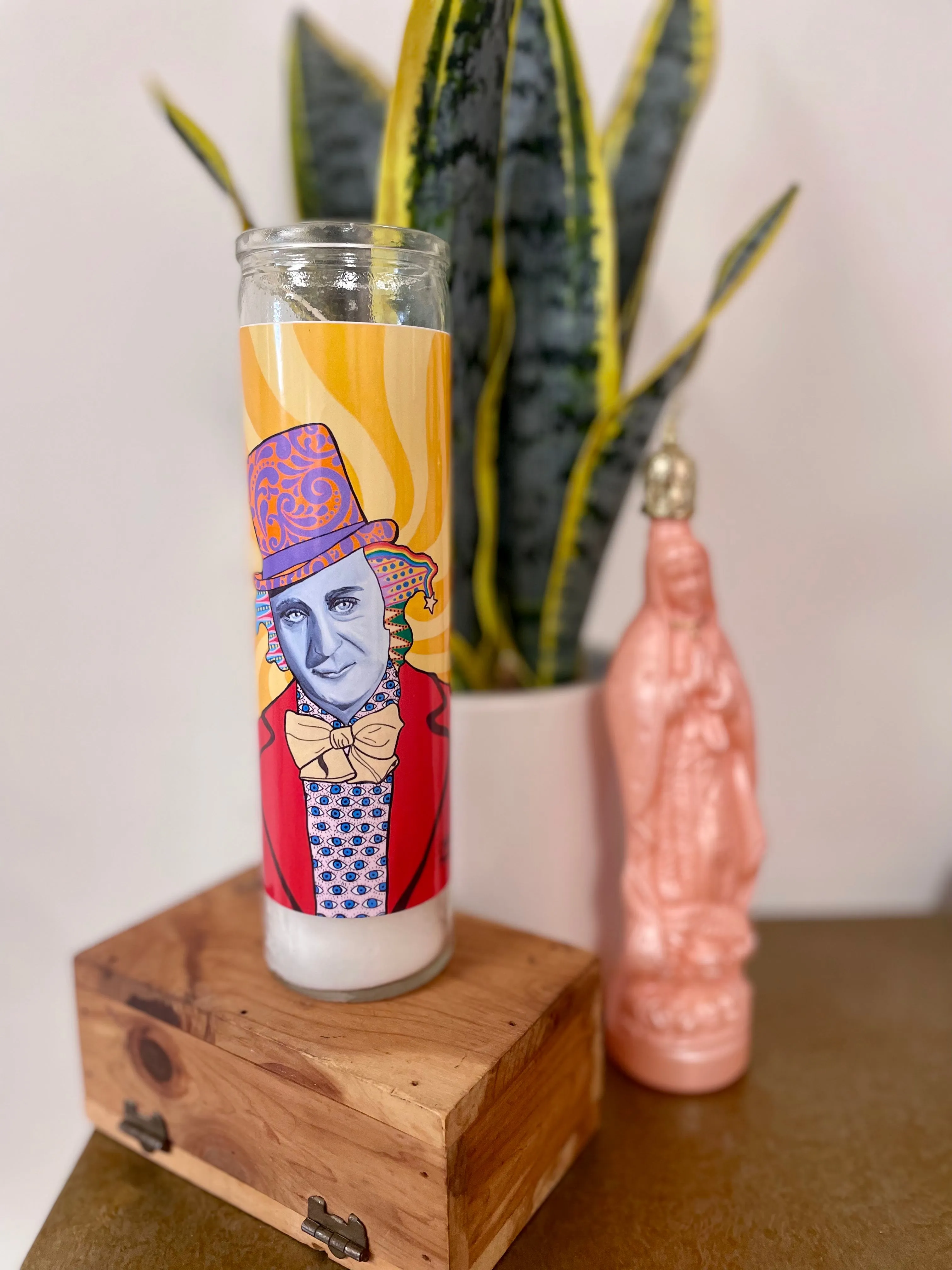 Chelsea Merrill Willy Wonka Devotional Prayer Saint Candle