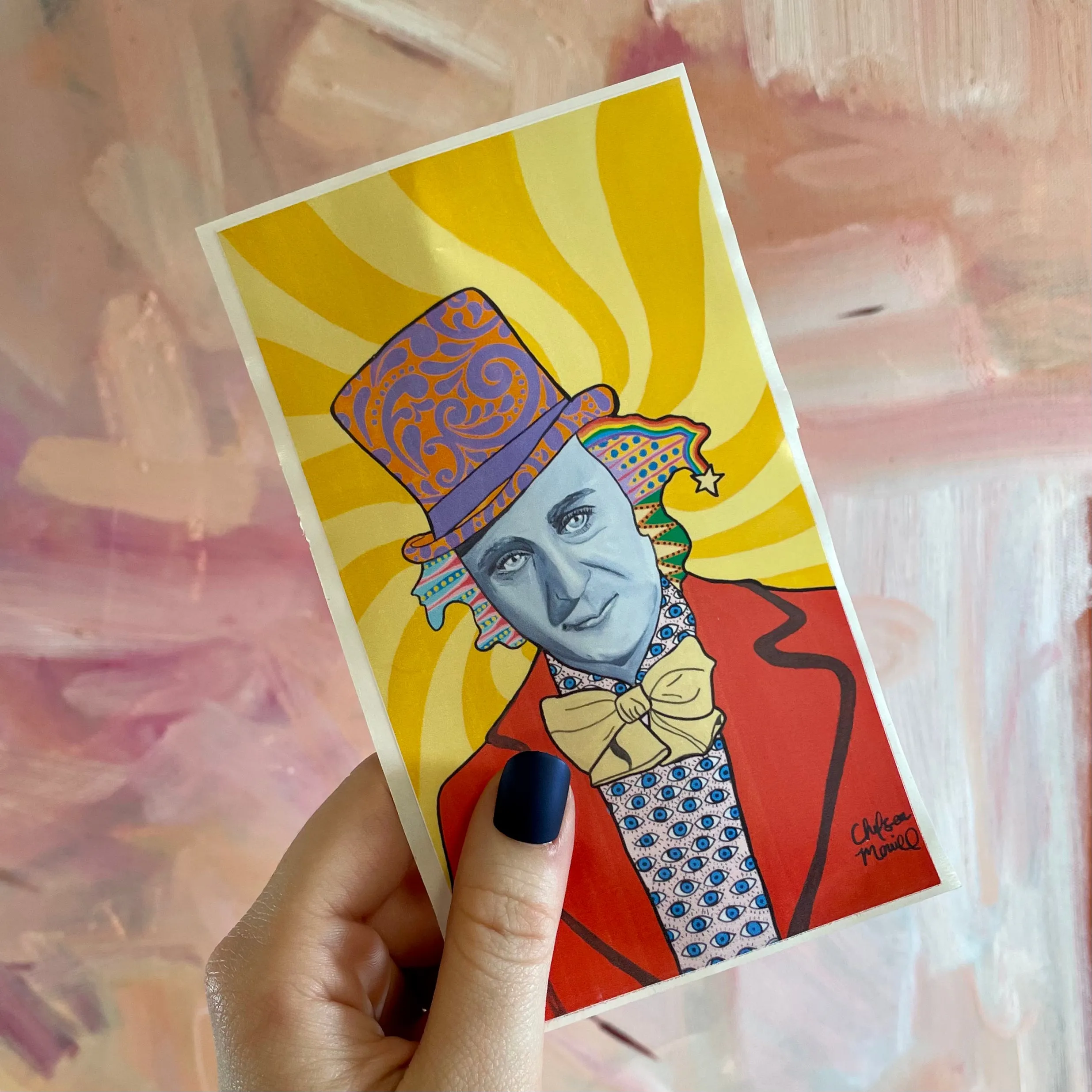 Chelsea Merrill Willy Wonka Devotional Prayer Saint Candle