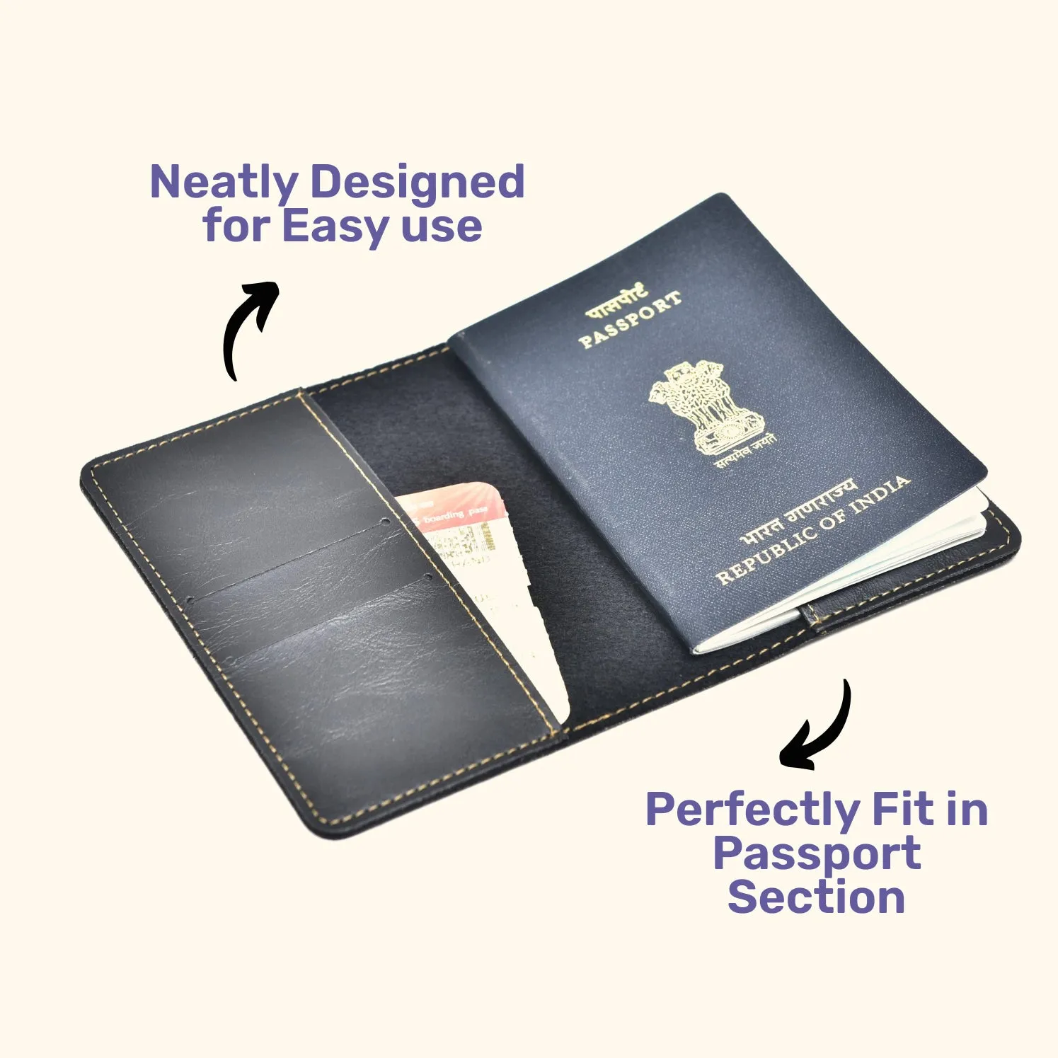 Chelsea Print Personalised Nexon Passport Cover - Black