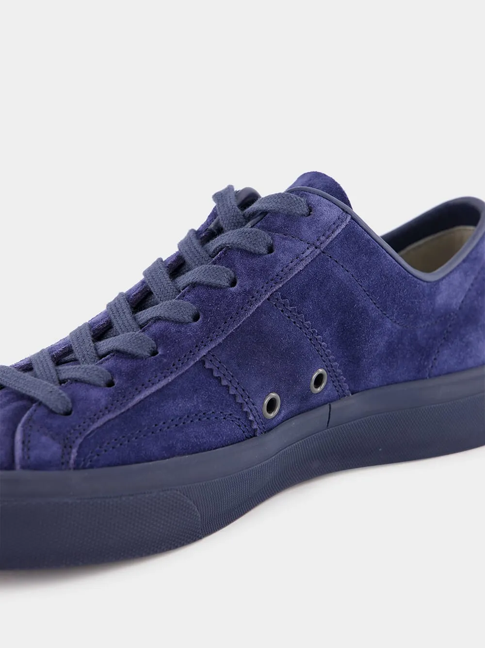 Classic Blue Suede Sneakers