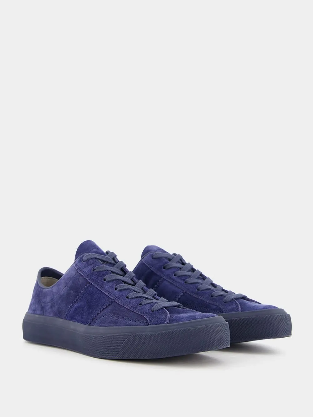 Classic Blue Suede Sneakers