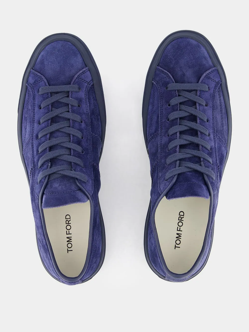 Classic Blue Suede Sneakers