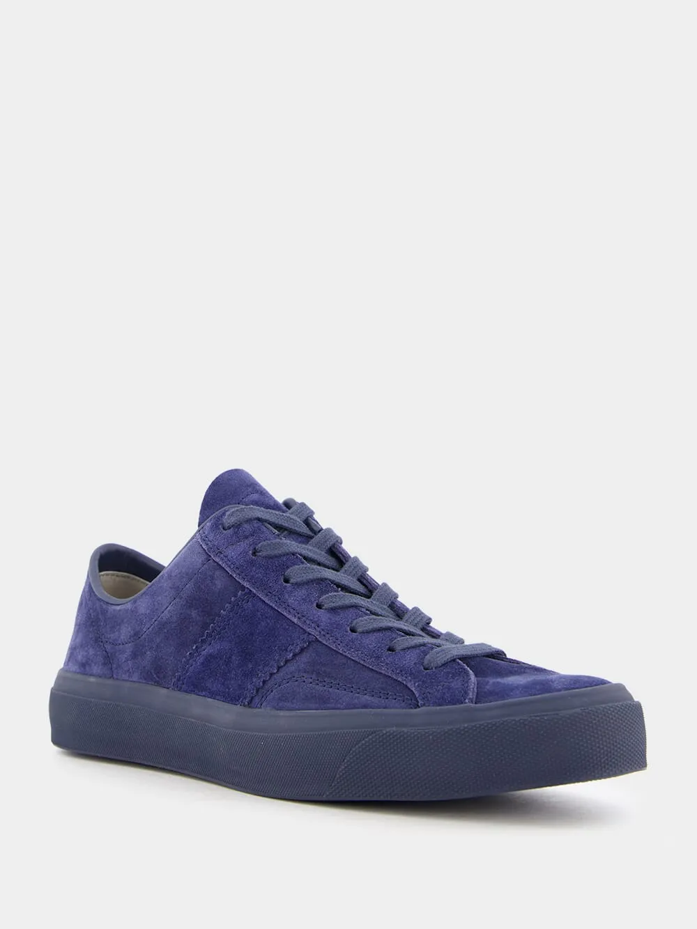 Classic Blue Suede Sneakers