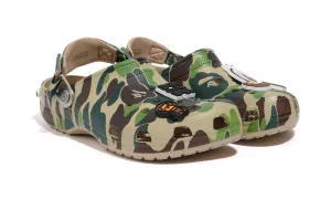 Classic Clog A Bathing Ape ABC Camo Green
