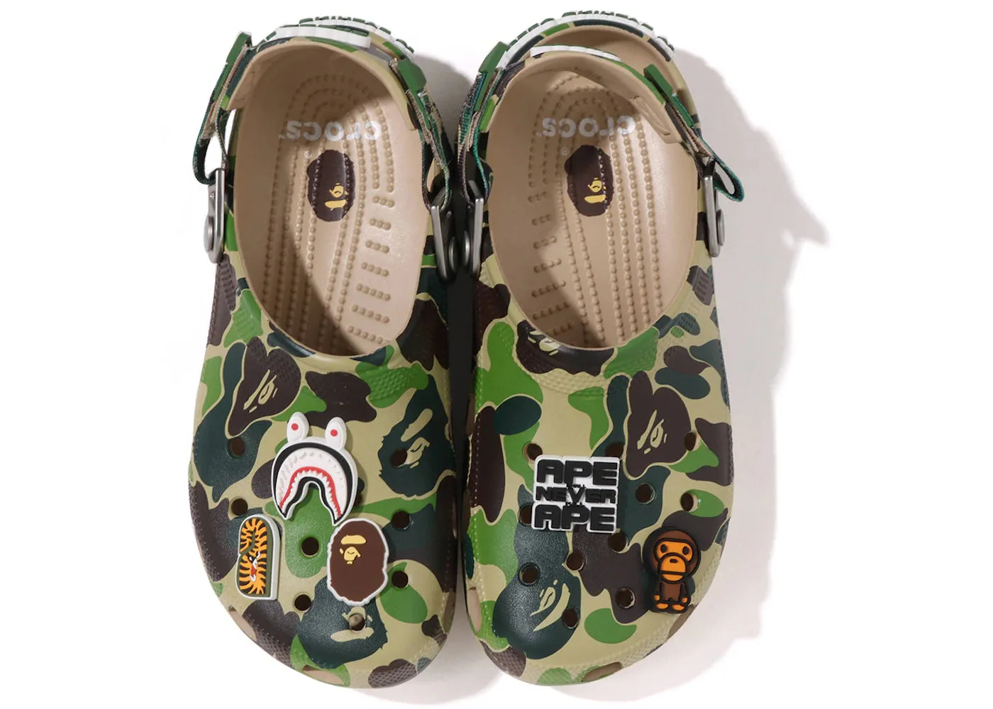Classic Clog A Bathing Ape ABC Camo Green