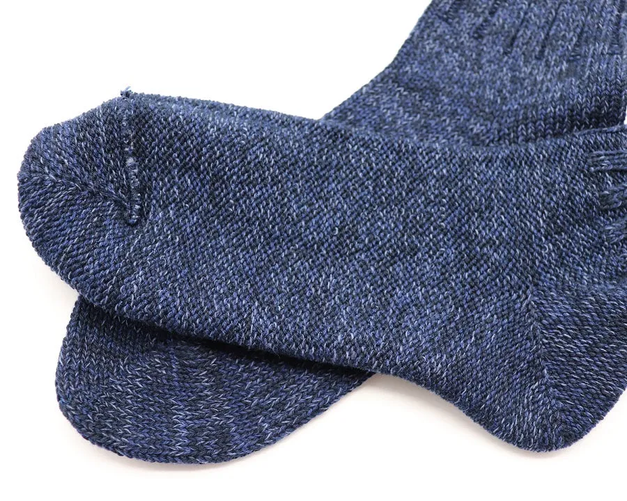 Denim Tone Ankle Socks - Dark Denim