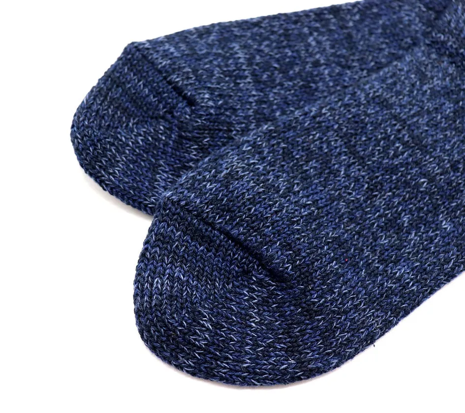 Denim Tone Ankle Socks - Dark Denim