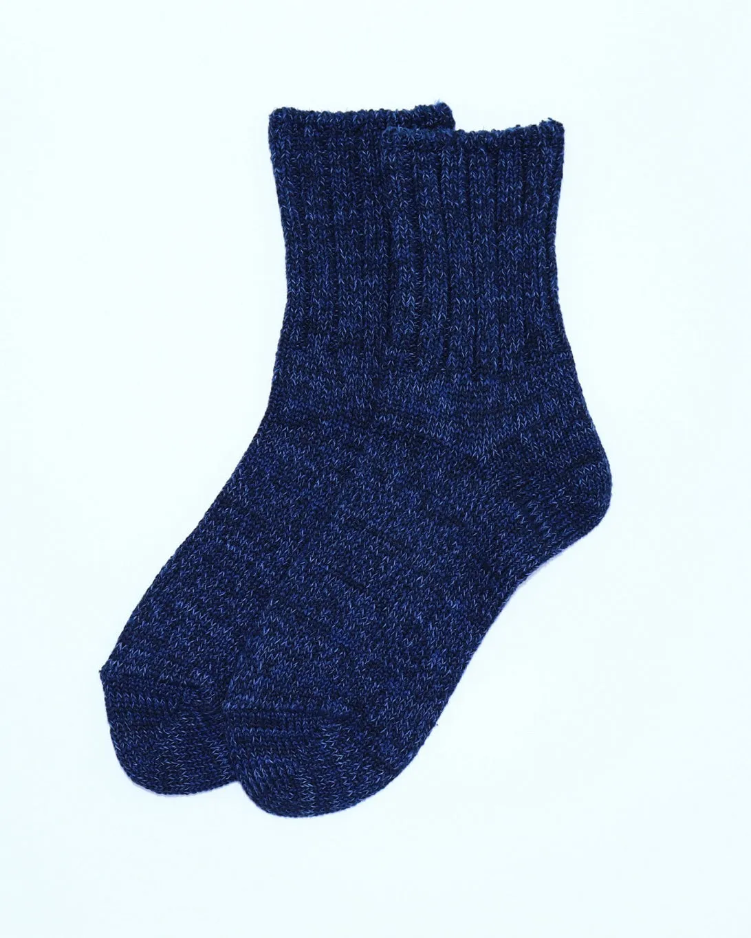Denim Tone Ankle Socks - Dark Denim