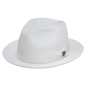 Dobbs Rosebud White Florentine Milan Straw Hat