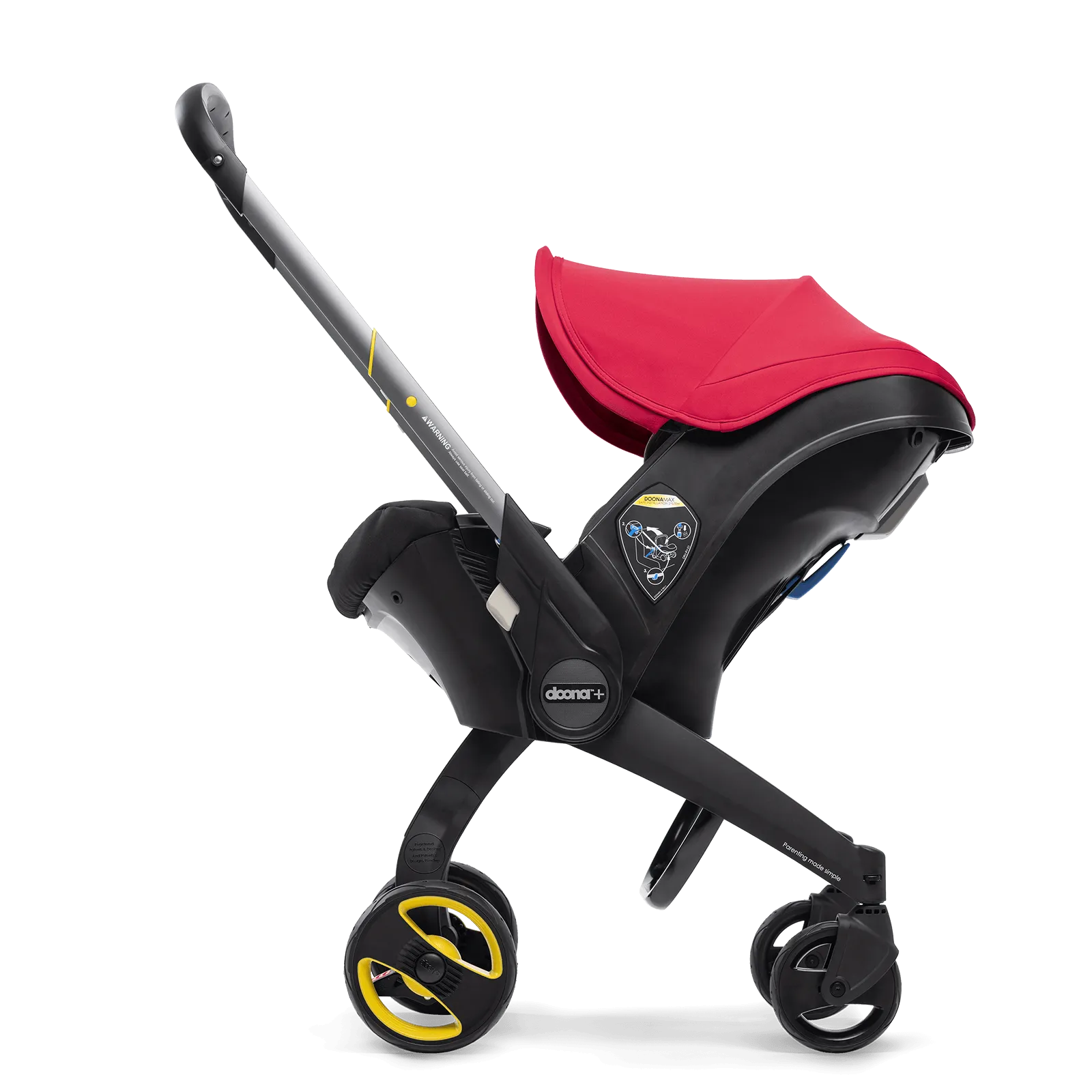Doona  Car Seat Flame Red & Free Rain Cover
