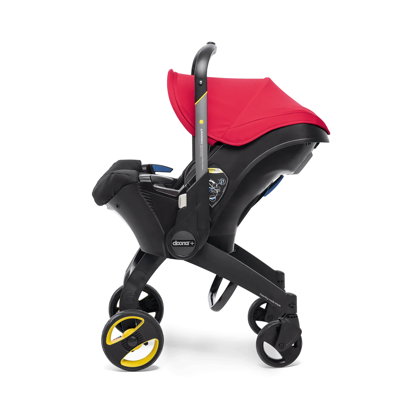 Doona  Car Seat Flame Red & Free Rain Cover