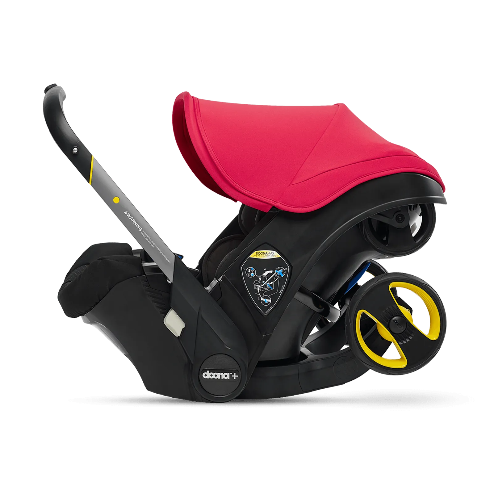 Doona  Car Seat Flame Red & Free Rain Cover