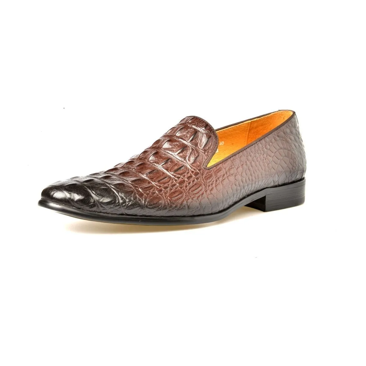 Fashion Leather Alligator Loafers Men's Business Leather Shoes