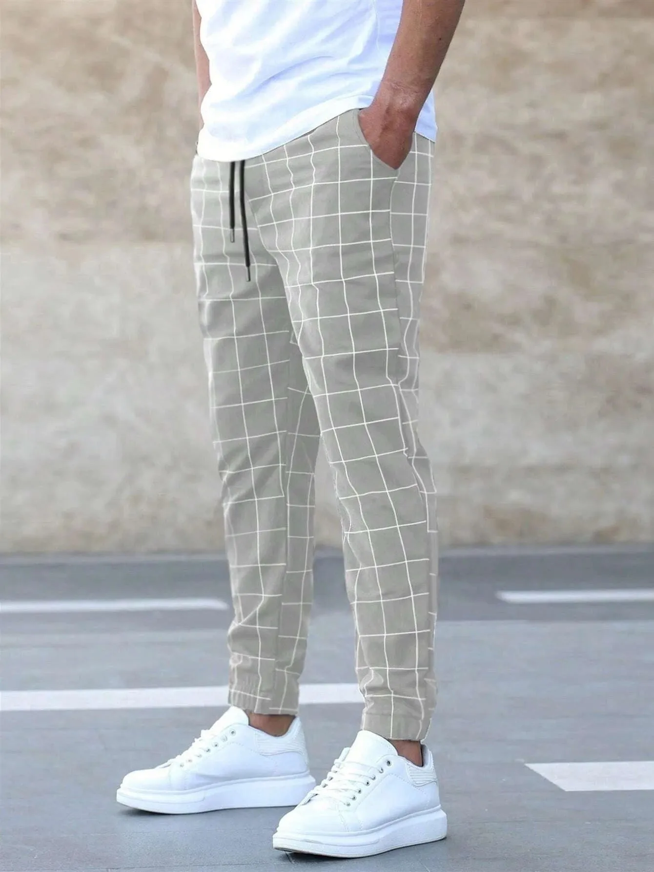 Giovanni CHECKERED JOGGER