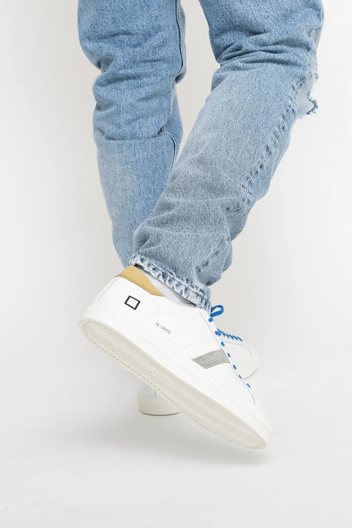 Hillow Vintage Calf - White-Yellow