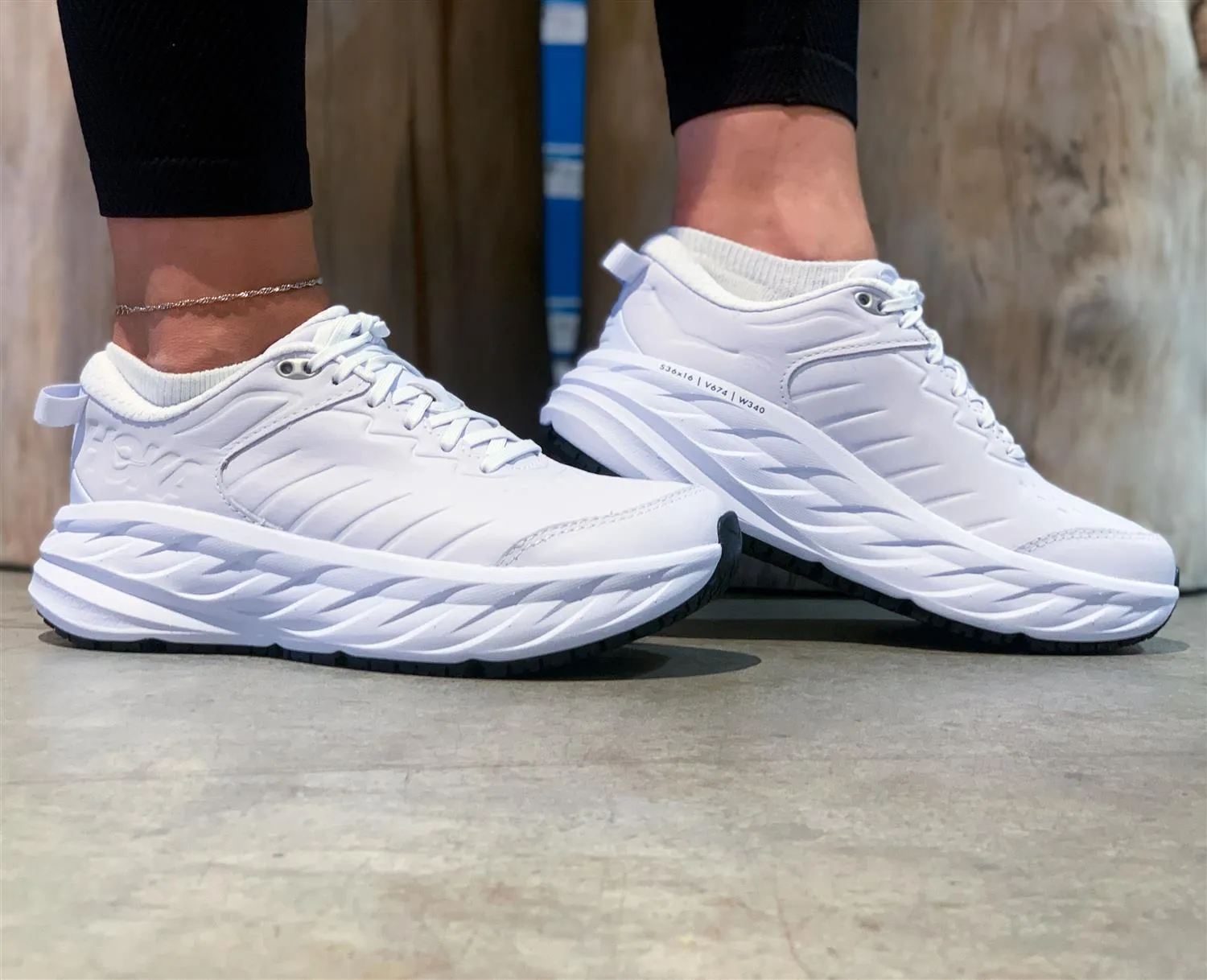Hoka W BONDI SR White