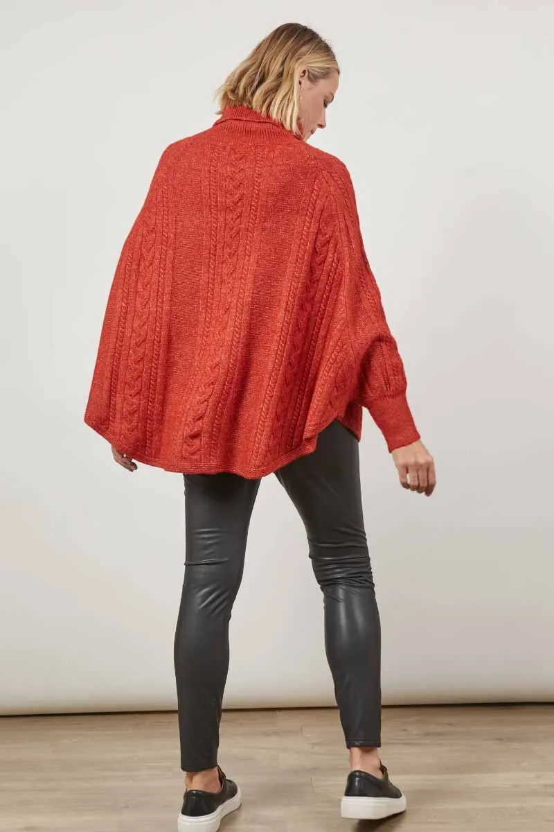 ISLE OF MINE  Renew Poncho - Picante