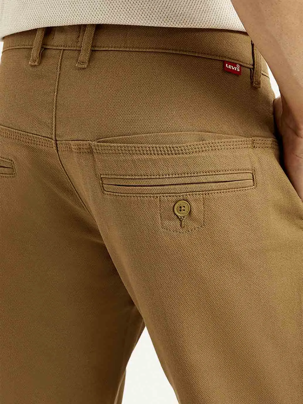 Men's Brown Slim Fit Chinos
