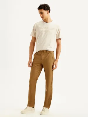 Men's Brown Slim Fit Chinos