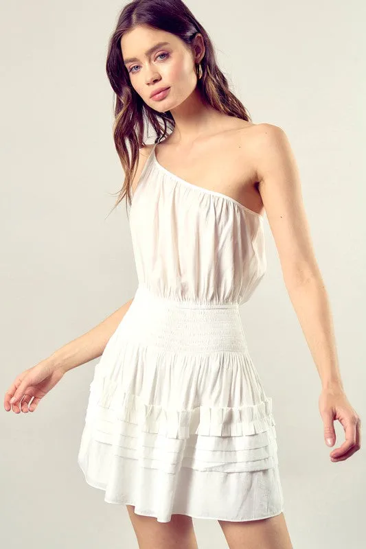 One Shoulder Cami Dress