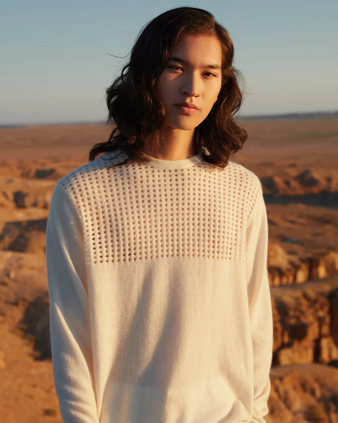 Open-knit Detailed Sweater