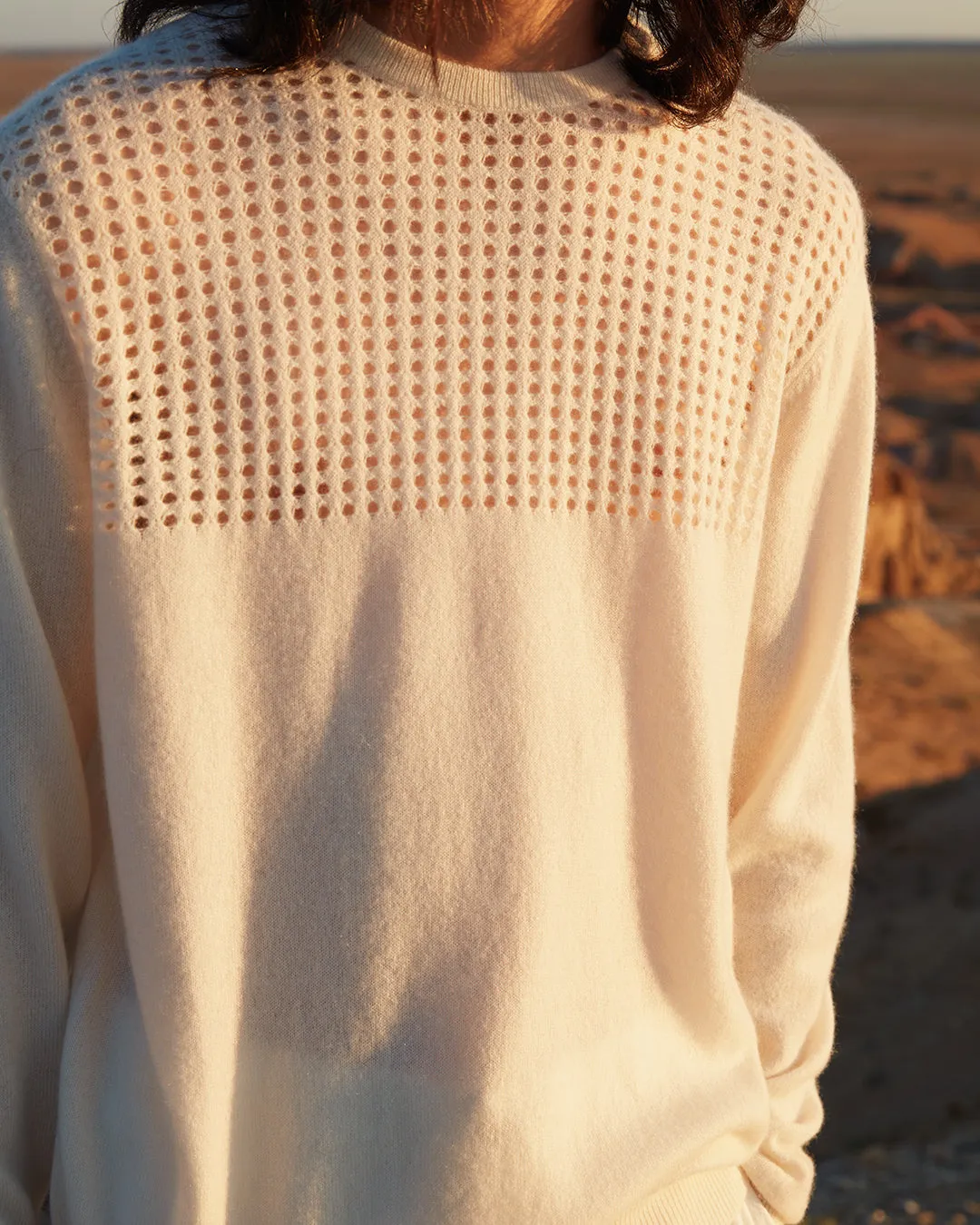 Open-knit Detailed Sweater