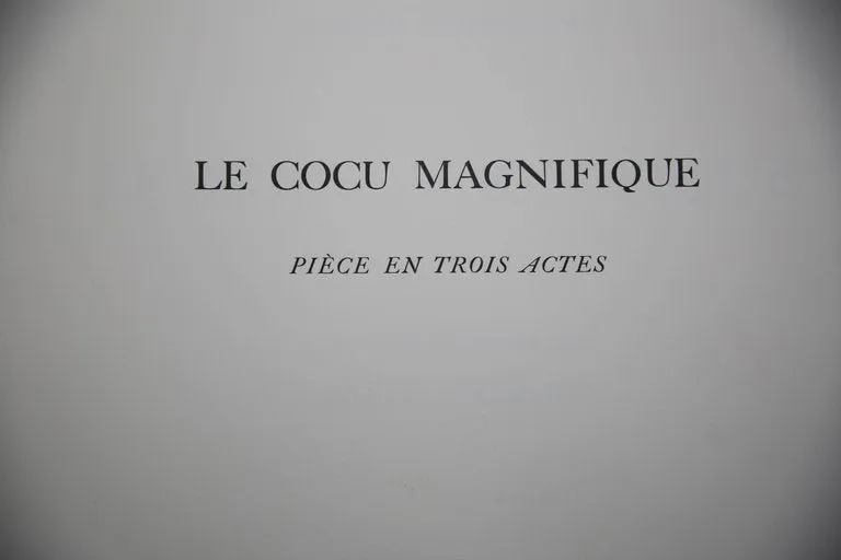 Pablo Picasso  - Le Cocu Magnifique - 1968