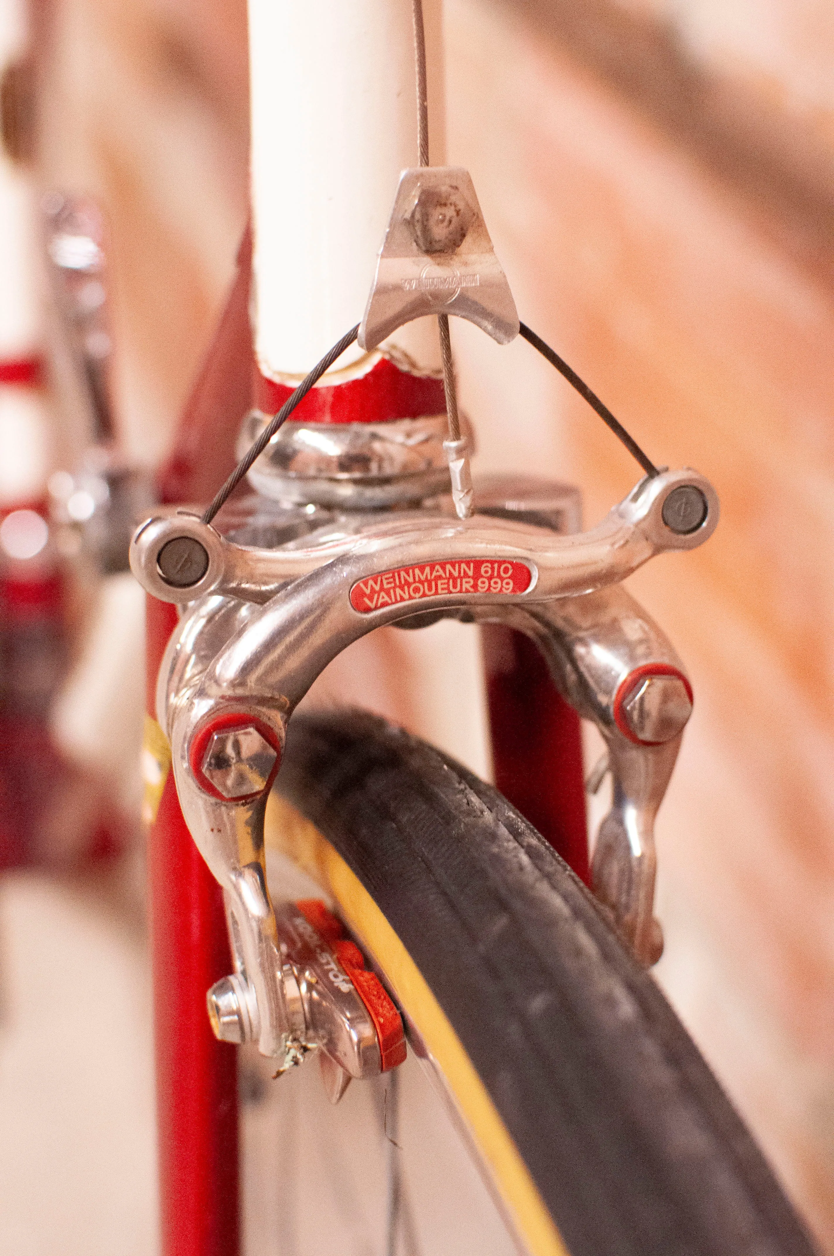 Raleigh Super Course MK II - 63cm frame - Red and white