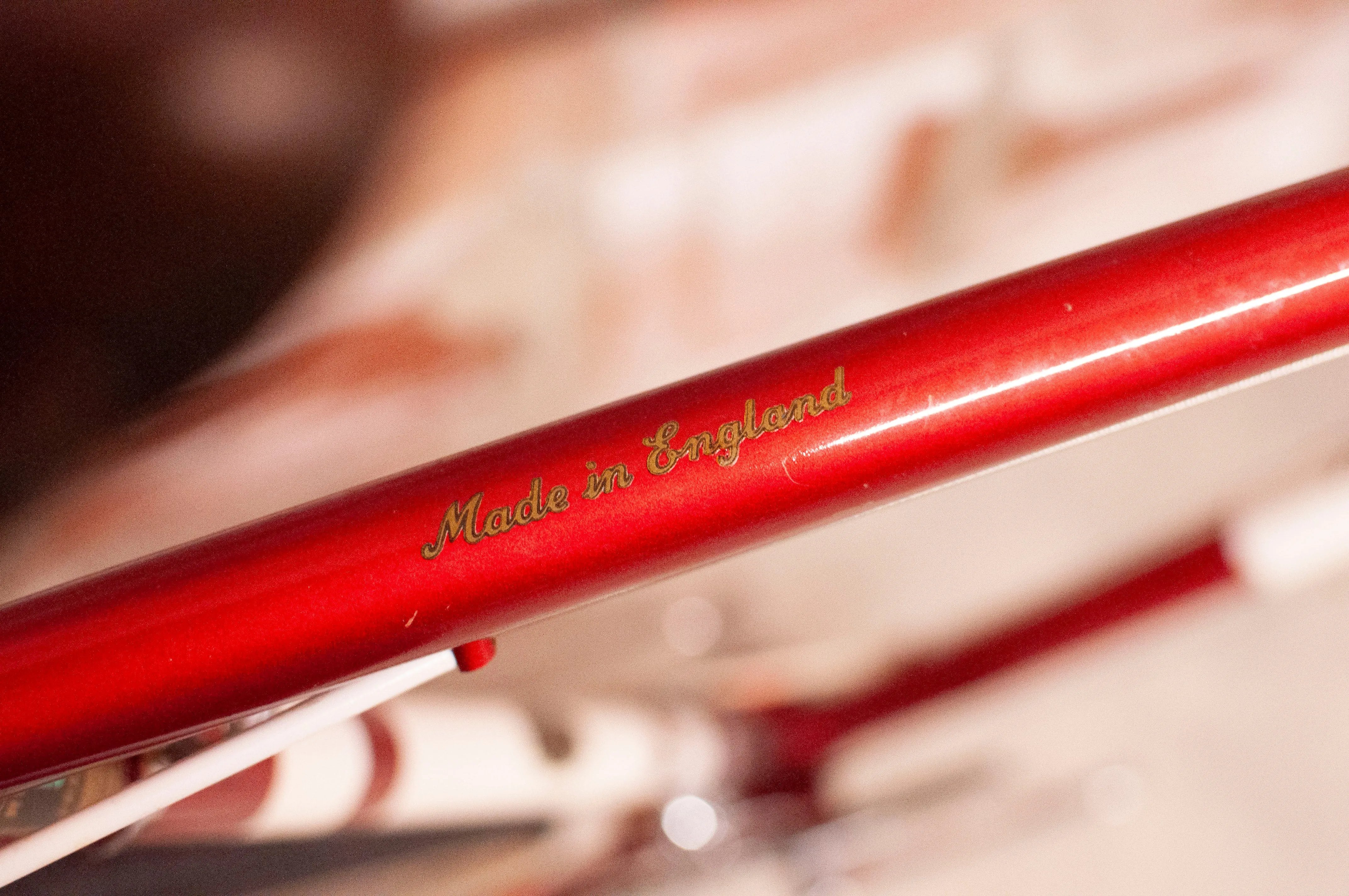 Raleigh Super Course MK II - 63cm frame - Red and white