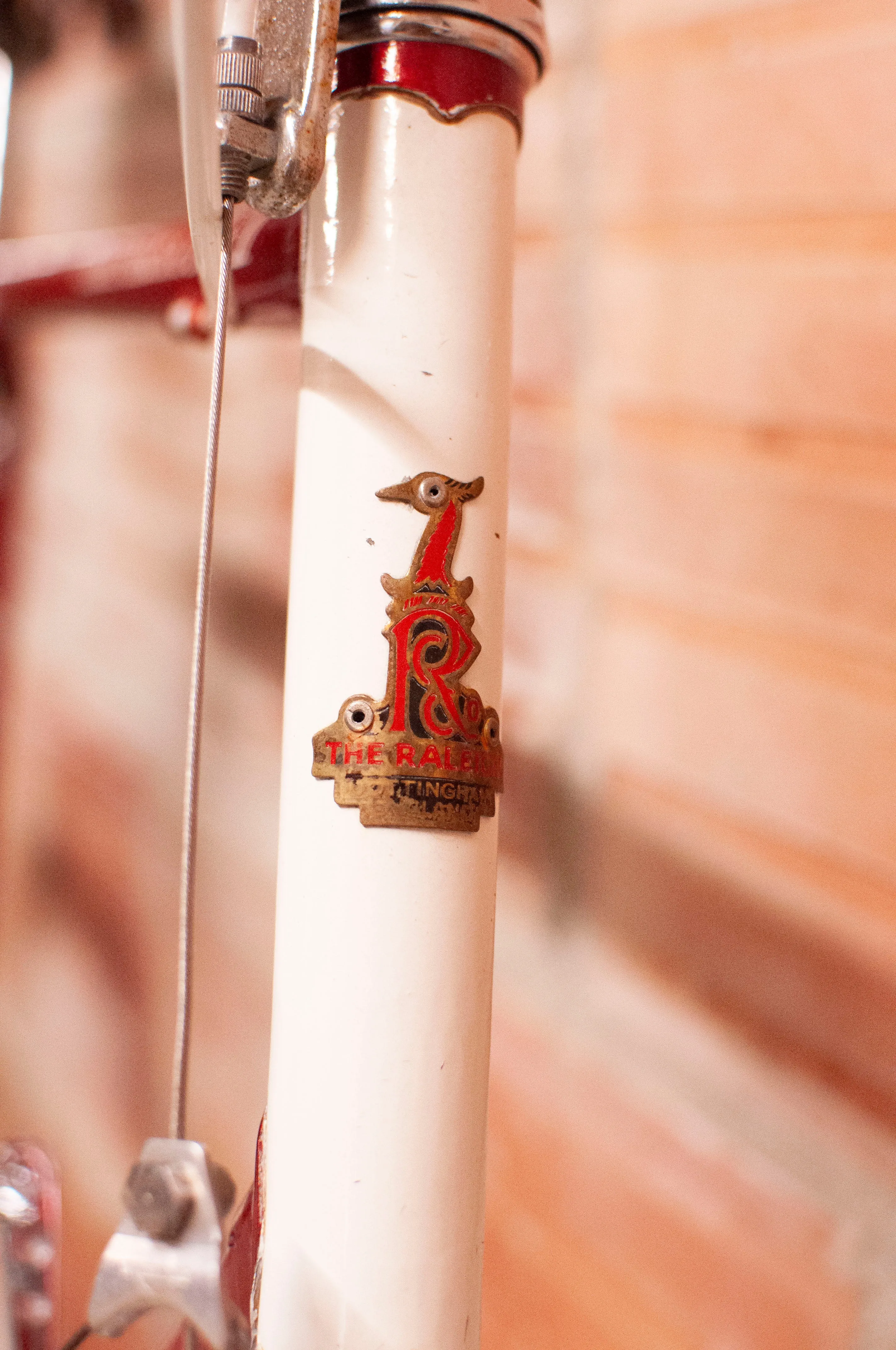 Raleigh Super Course MK II - 63cm frame - Red and white