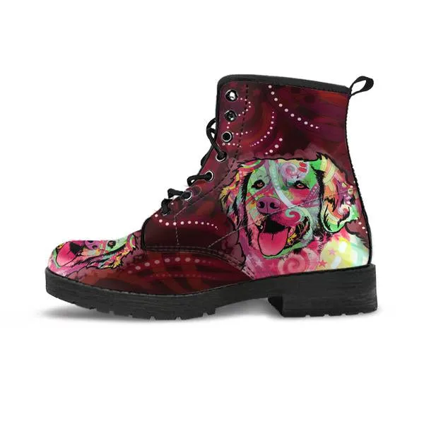Red - Golden Retriever - Boots