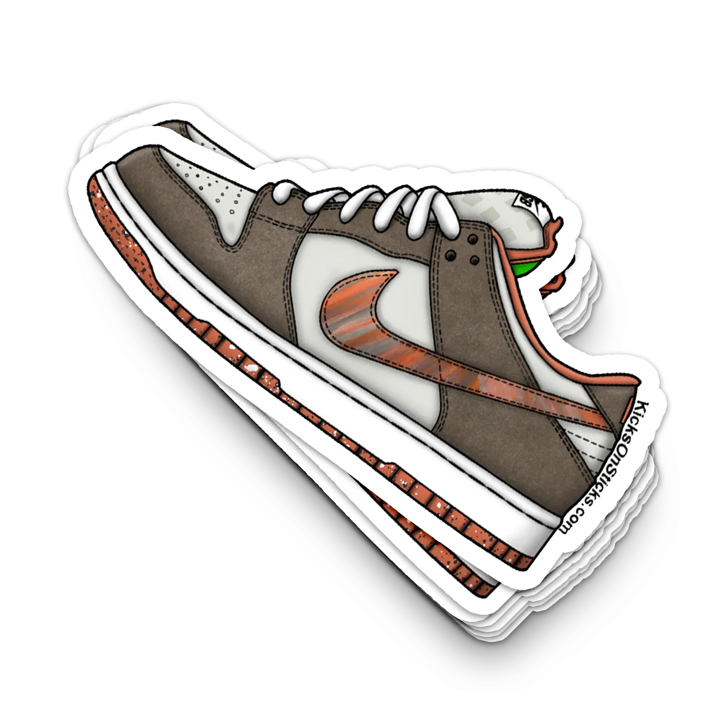 SB Dunk Low "Crushed" Sneaker Sticker
