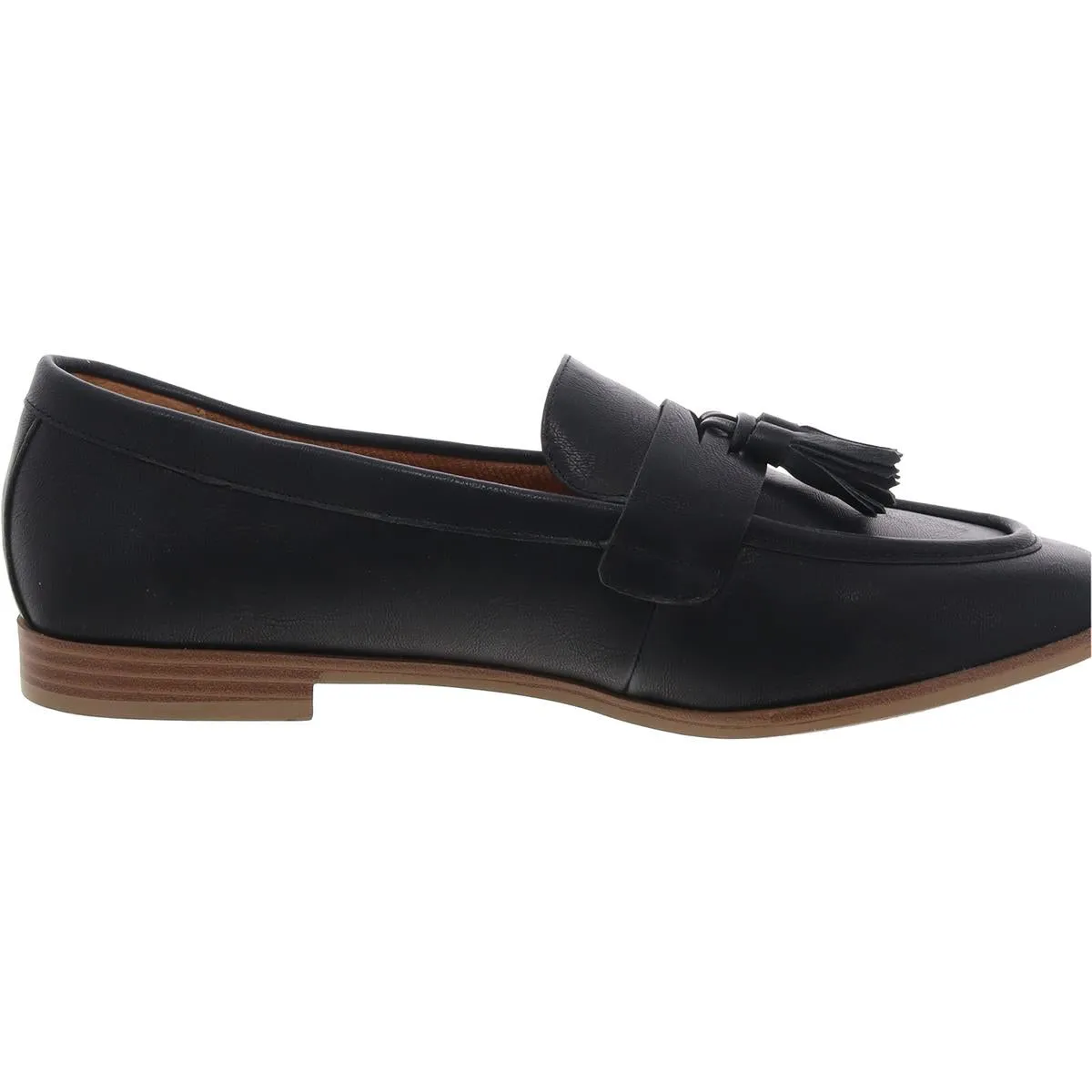 Style & Co. Womens Utahh Tassel Faux Leather Loafers