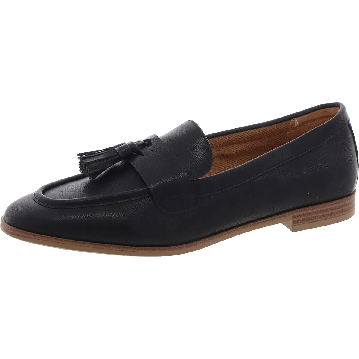 Style & Co. Womens Utahh Tassel Faux Leather Loafers