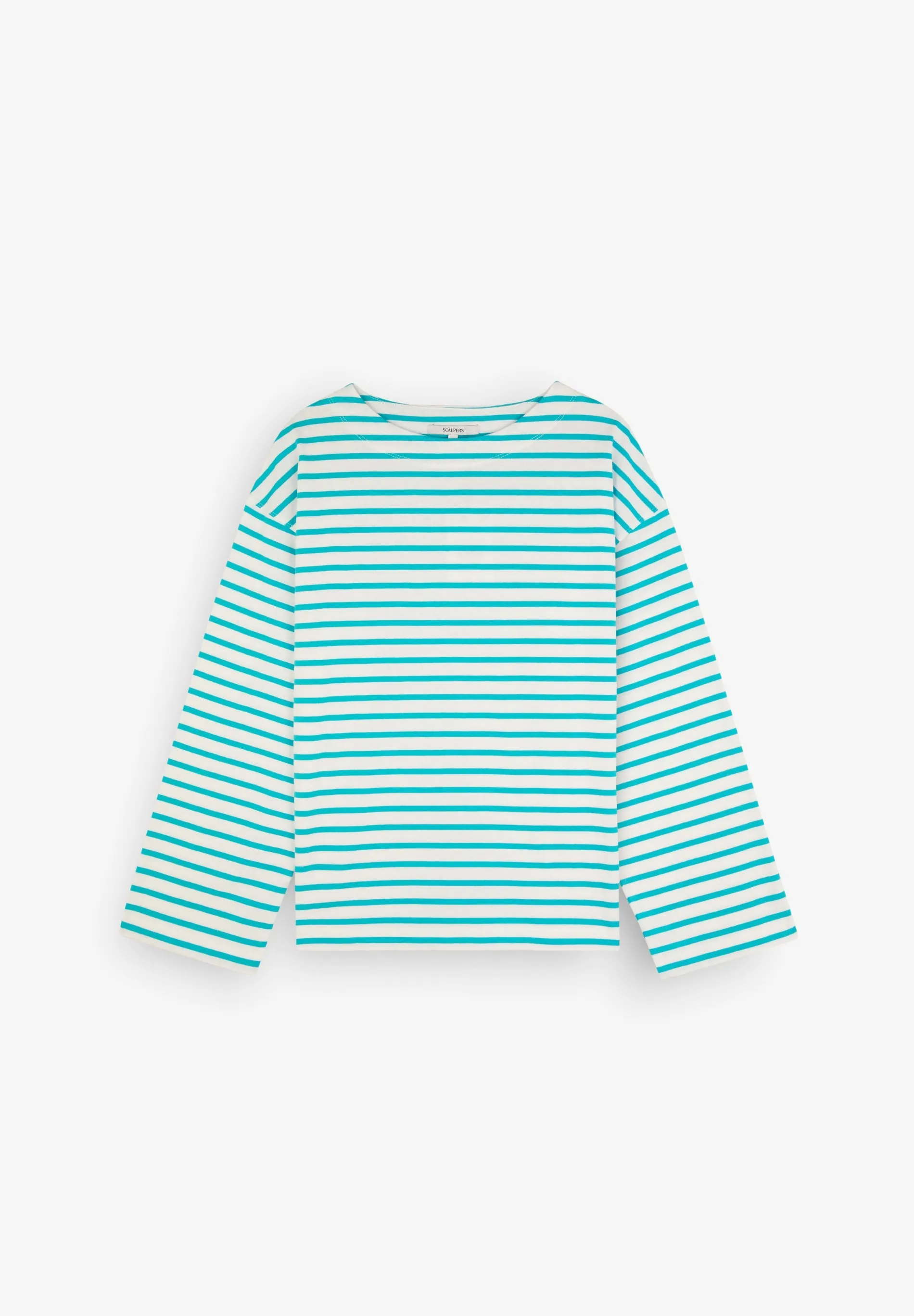 T-SHIRT ÀS RISCAS RELAXED