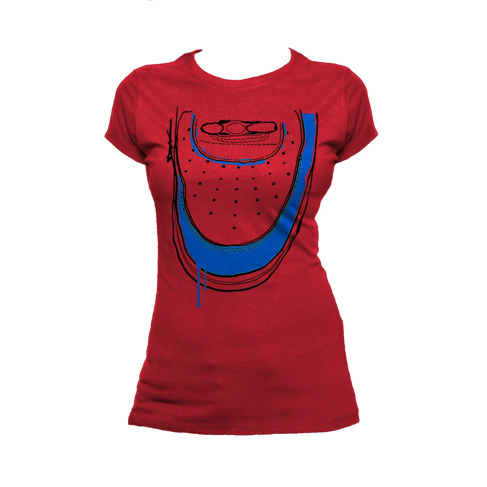US Brand X Old's Kool Sneak Official Women's T-Shirt (Red)