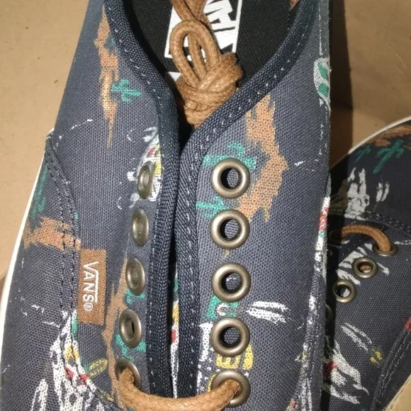 Vans Mens authentic Desert tribe in blue gra…