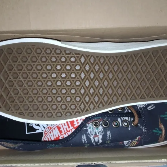 Vans Mens authentic Desert tribe in blue gra…