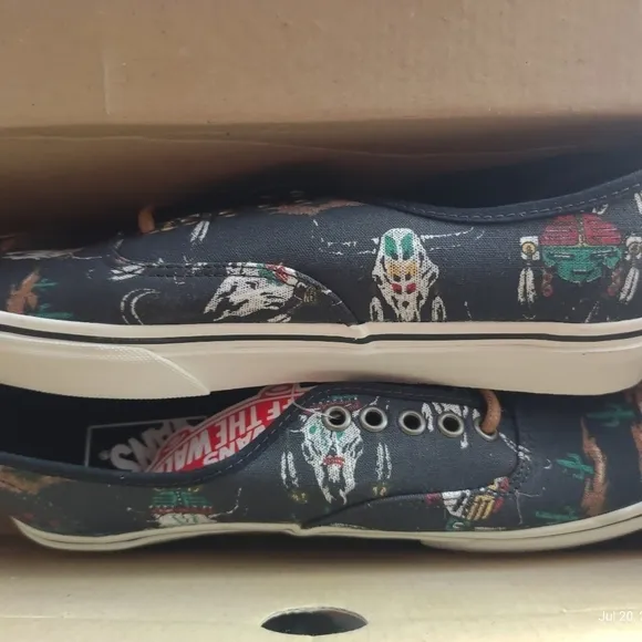 Vans Mens authentic Desert tribe in blue gra…