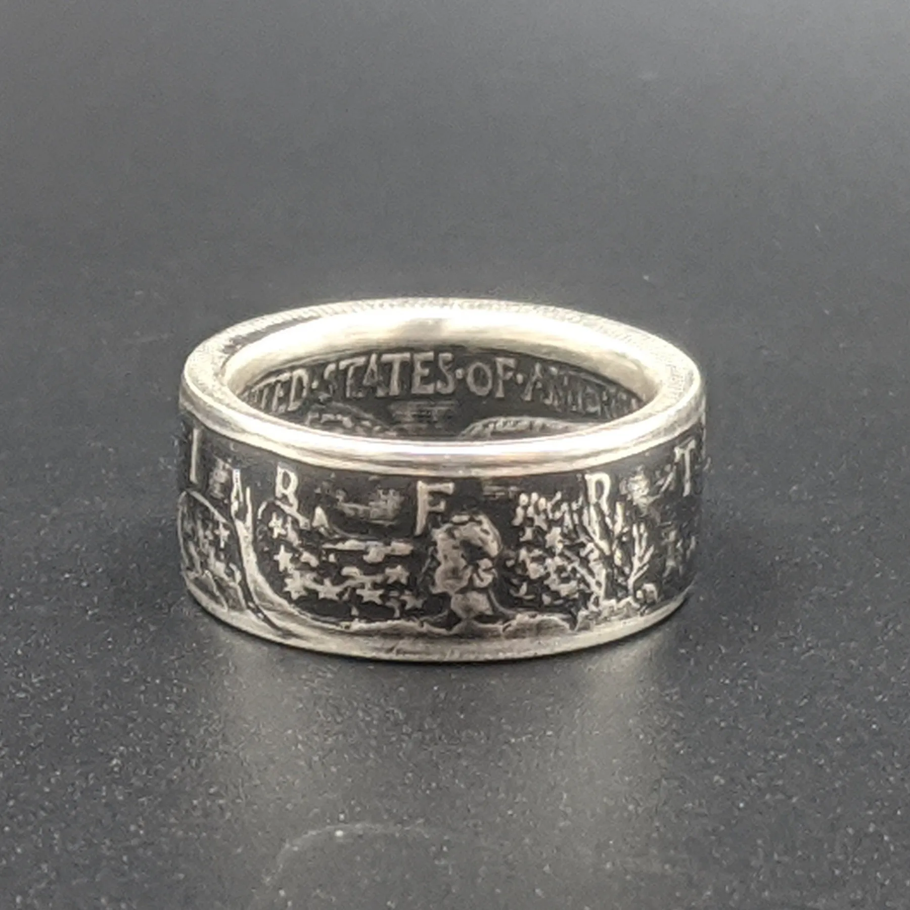 Walking Liberty Coin Ring
