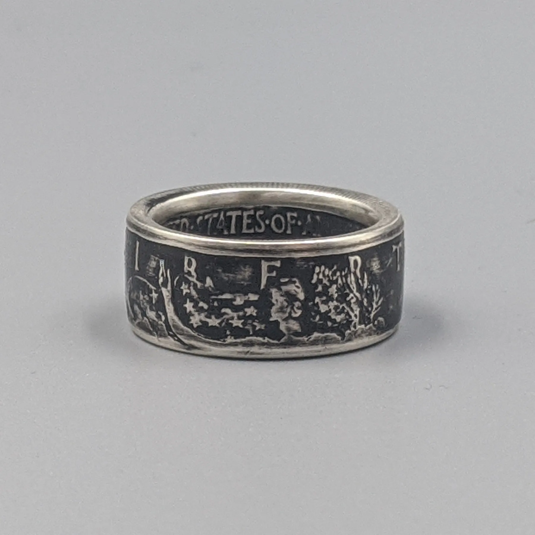Walking Liberty Coin Ring