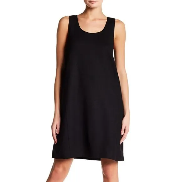 Womens Size Medium Theory Gray Kestel de Saxton Stretch Wool Mini Dress